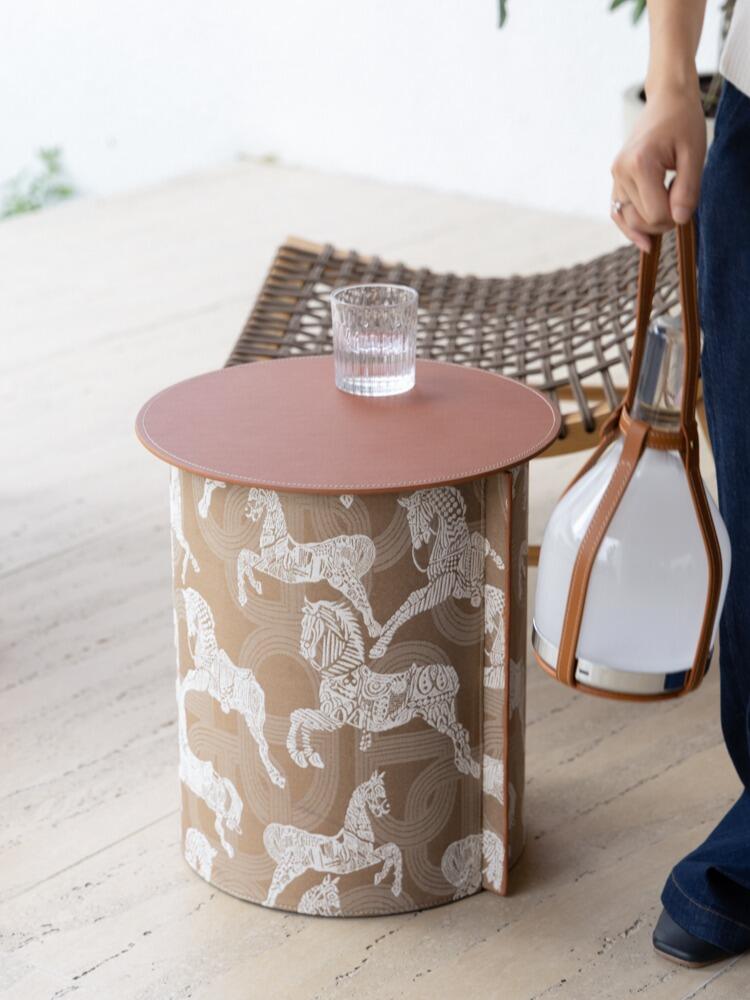 Rowan Garden Side Table in a finished interior.