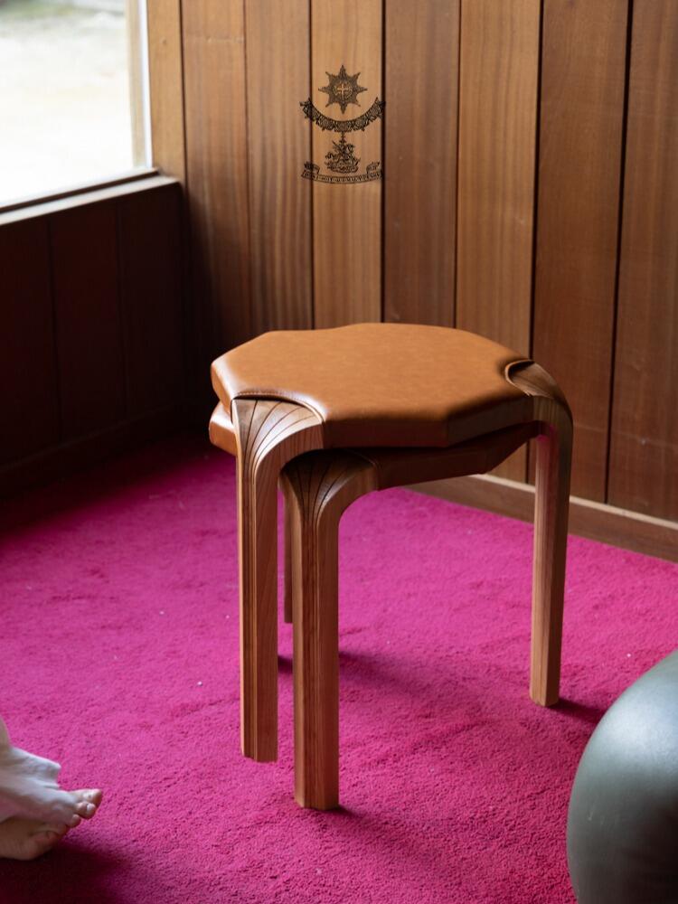 Sylvan Garden Stool in a finished interior.
