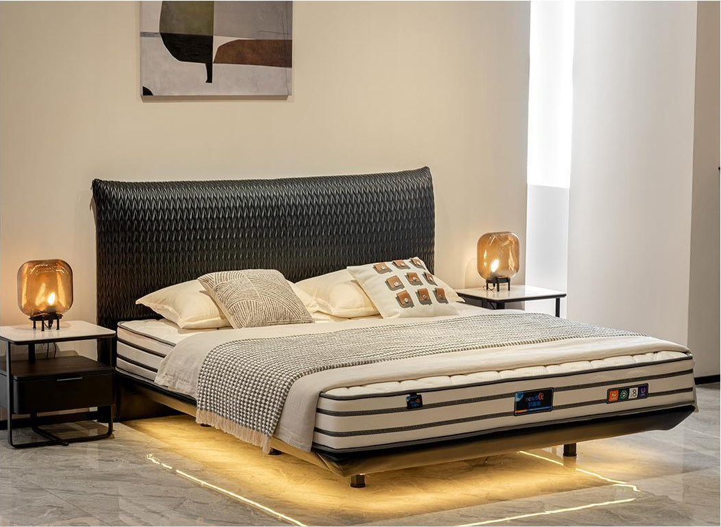 A00184 Bed in a finished interior.
