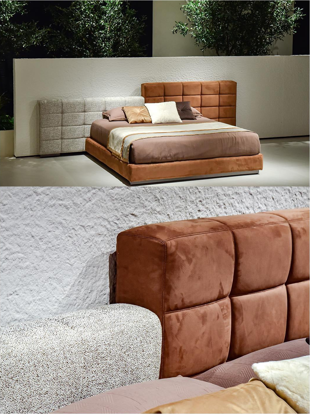 A00187 Bed in a finished interior.