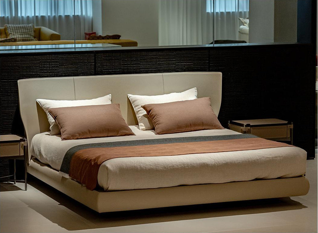 A00211 Bed in a finished interior.