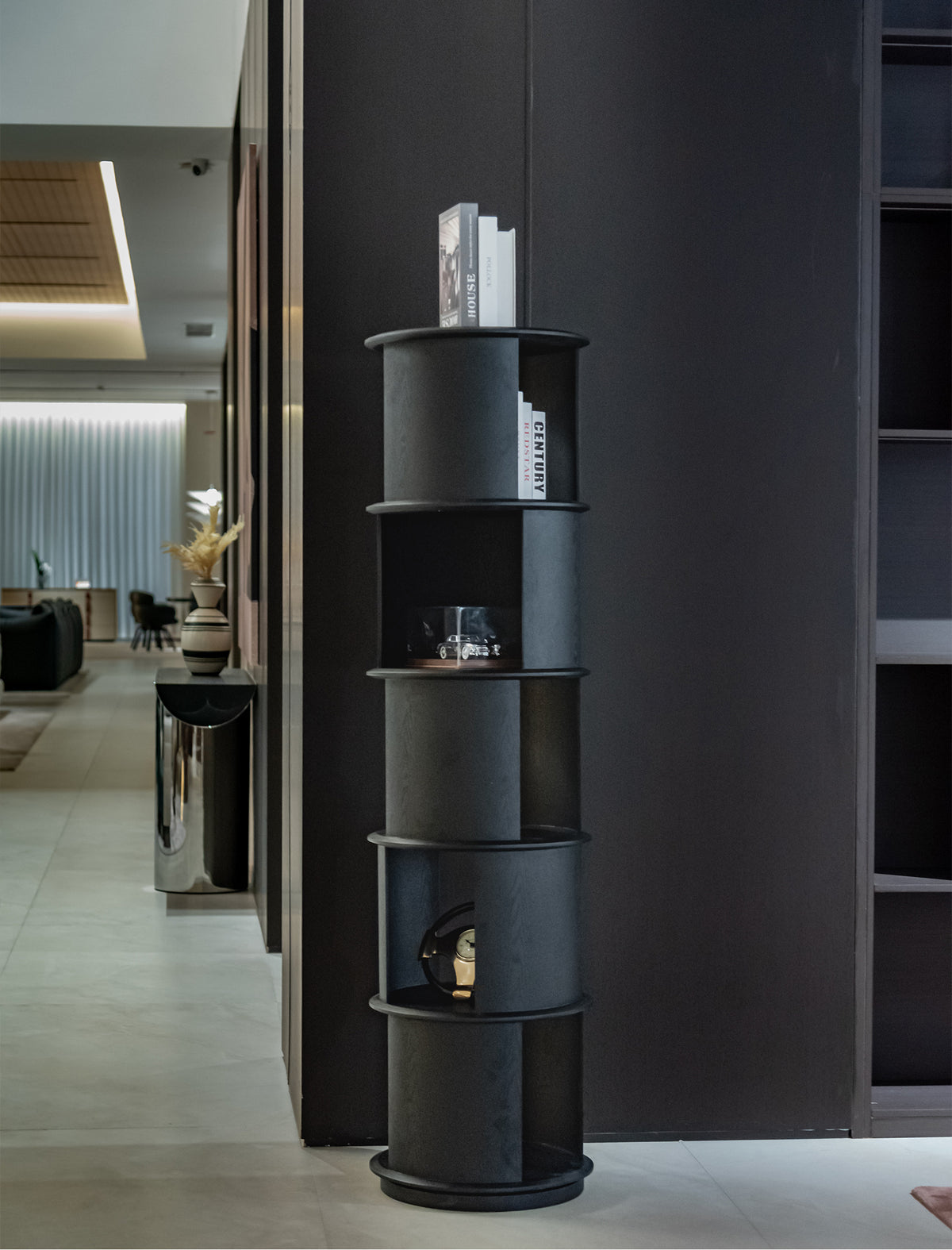 A00255 Cabinet in a finished interior.