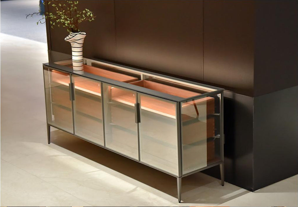 A00263 Cabinet in a finished interior.