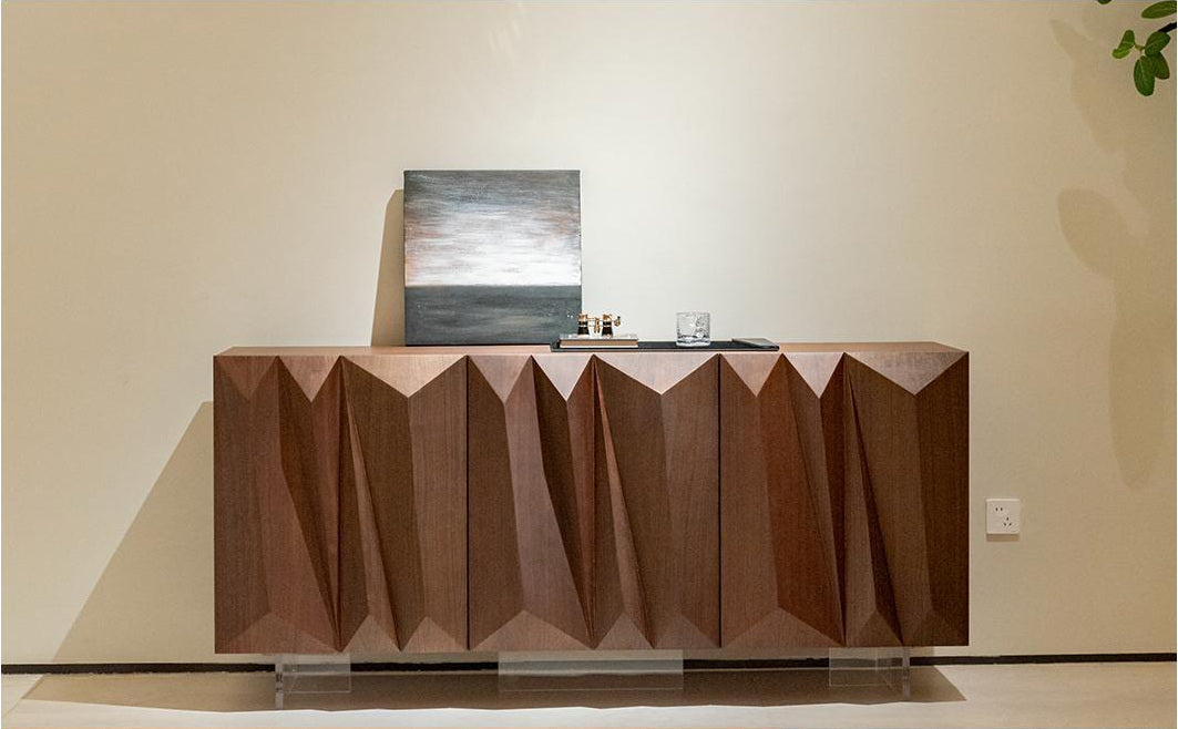 A00284 Cabinet in a finished interior.
