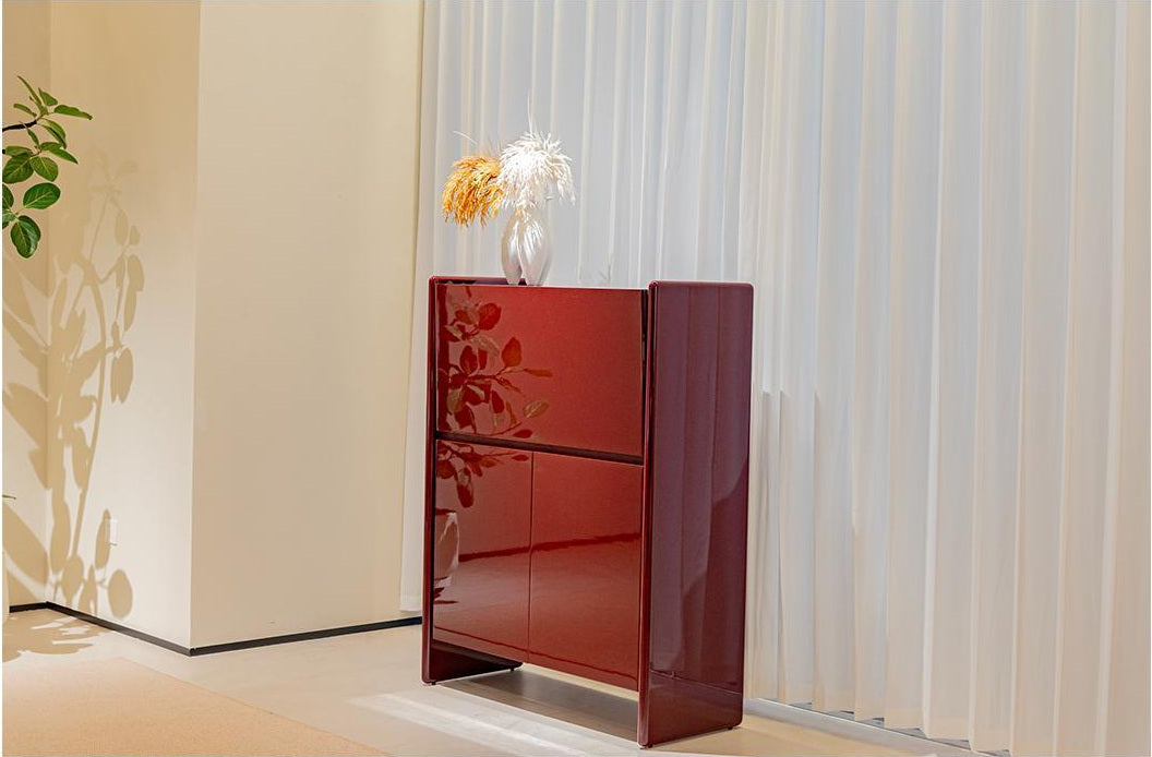 A00286 Cabinet in a finished interior.