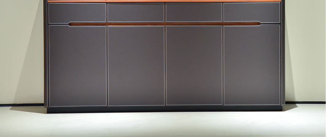 A00288 Cabinet in a finished interior.