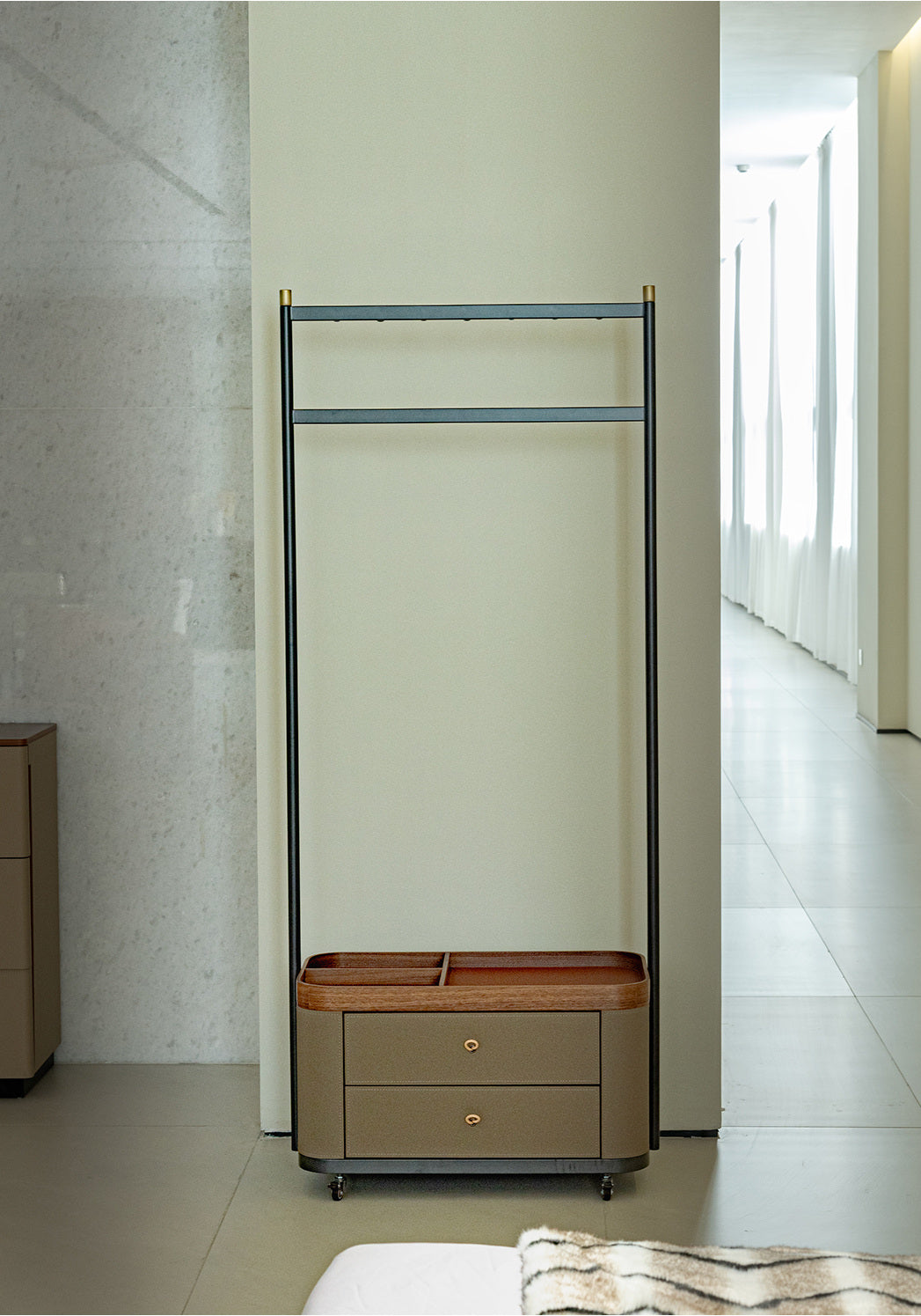 A00293 Cabinet in a finished interior.