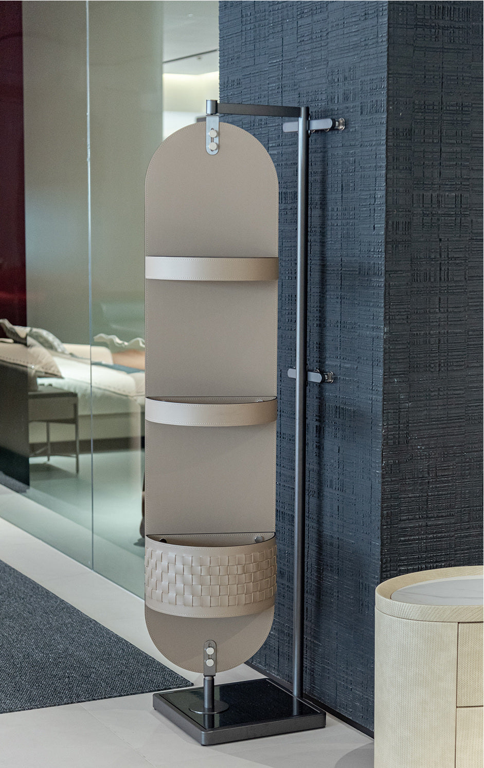 A00294 Cabinet in a finished interior.