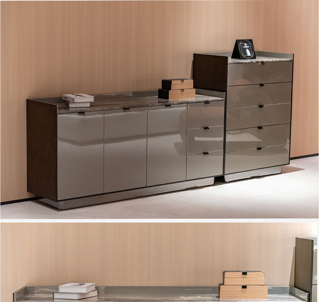 A00299 Cabinet in a finished interior.