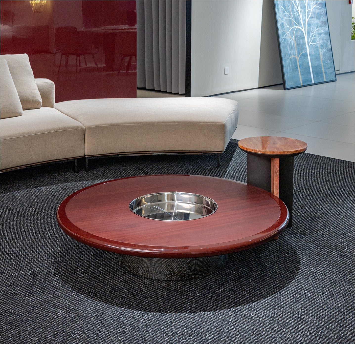 A00072 Coffee Table in a finished interior.