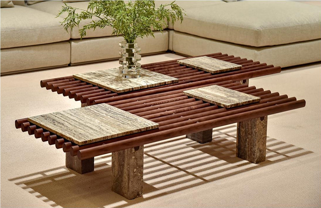 A00107 Coffee Table in a finished interior.