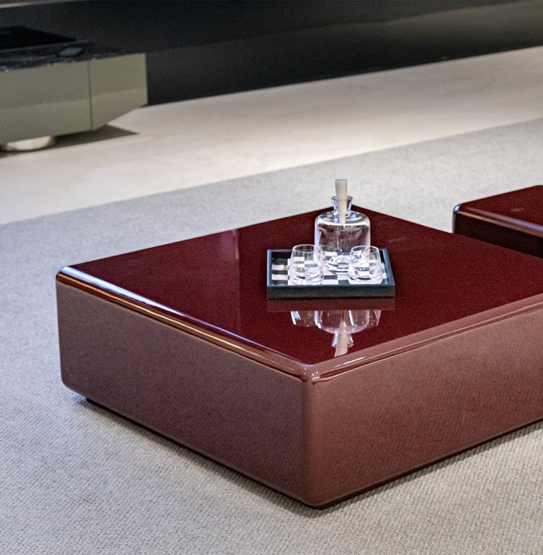 A00155 Coffee Table in a finished interior.