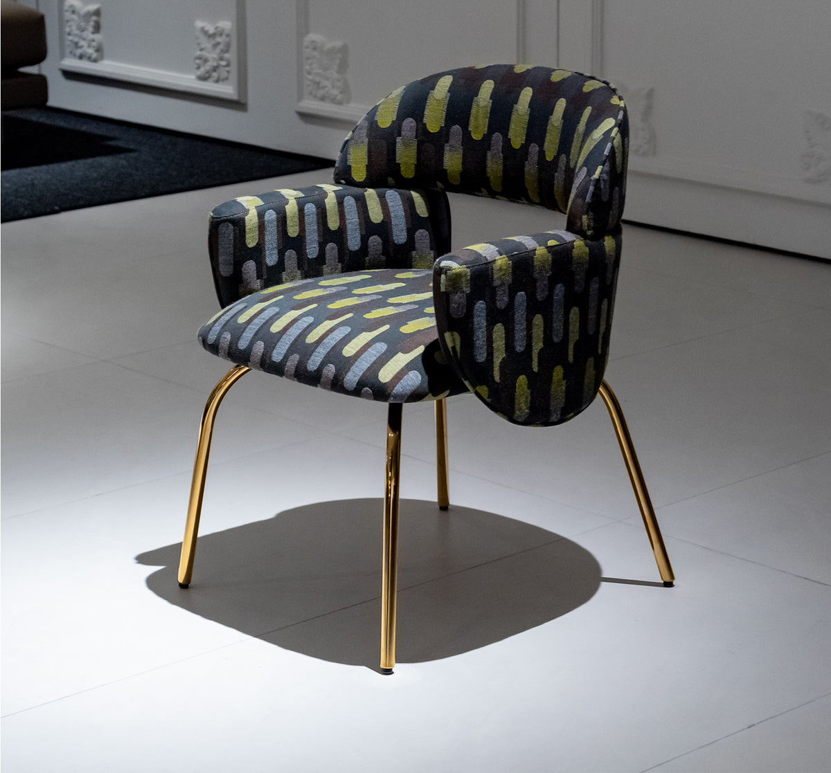 A00002 Dining Chair in a finished interior.