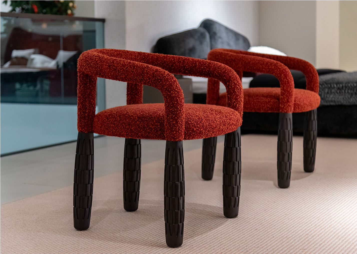 A00003 Dining Chair in a finished interior.