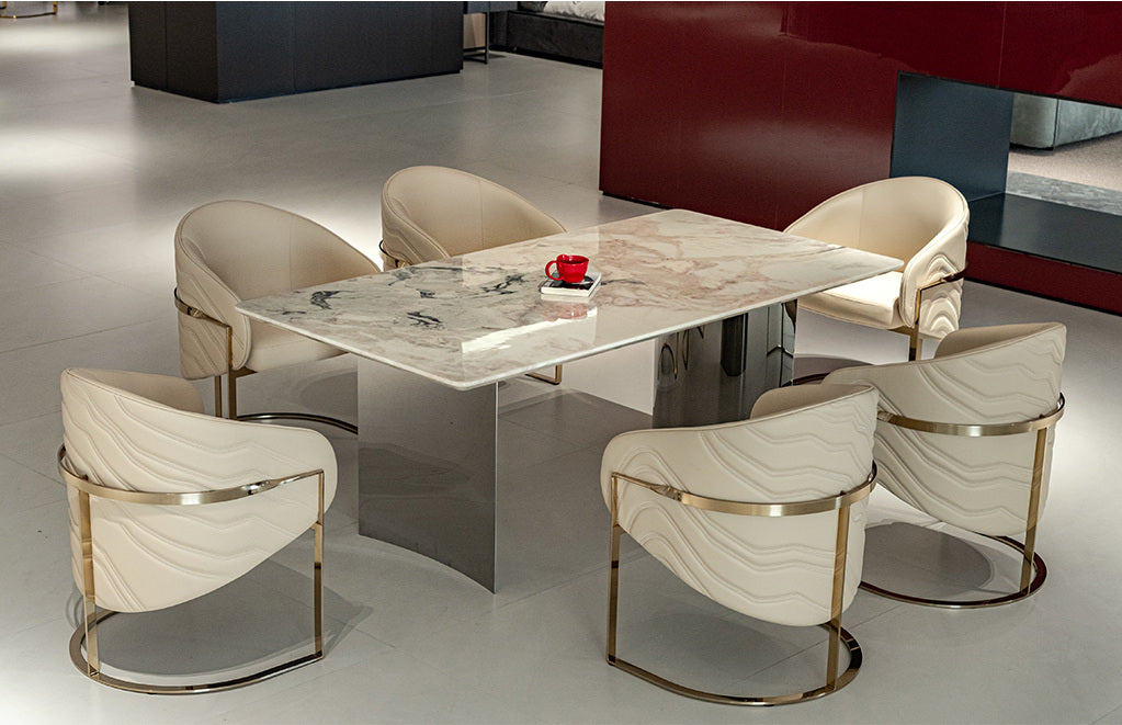 A00027 Dining Table in a finished interior.