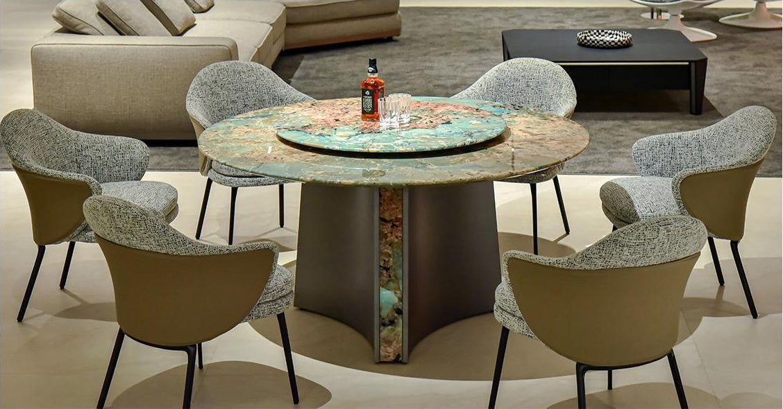 A00029 Dining Table in a finished interior.