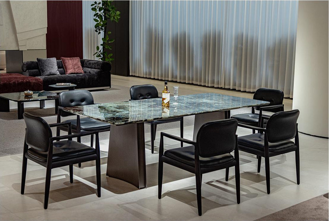 A00040 Dining Table in a finished interior.