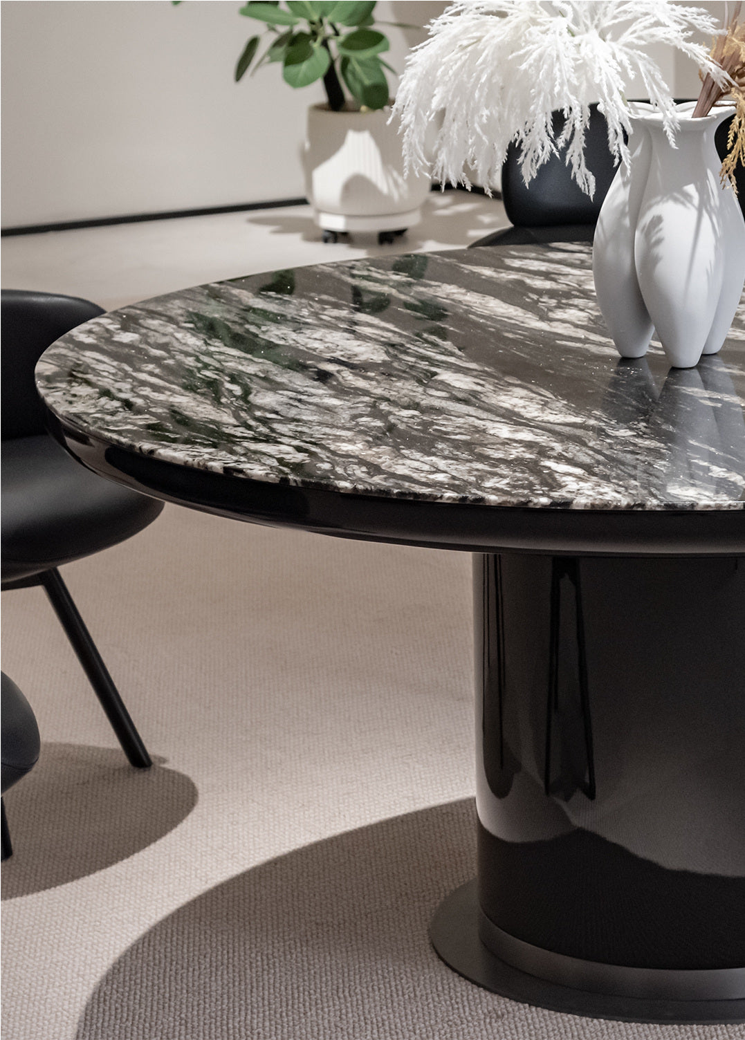 A00056 Dining Table in a finished interior.