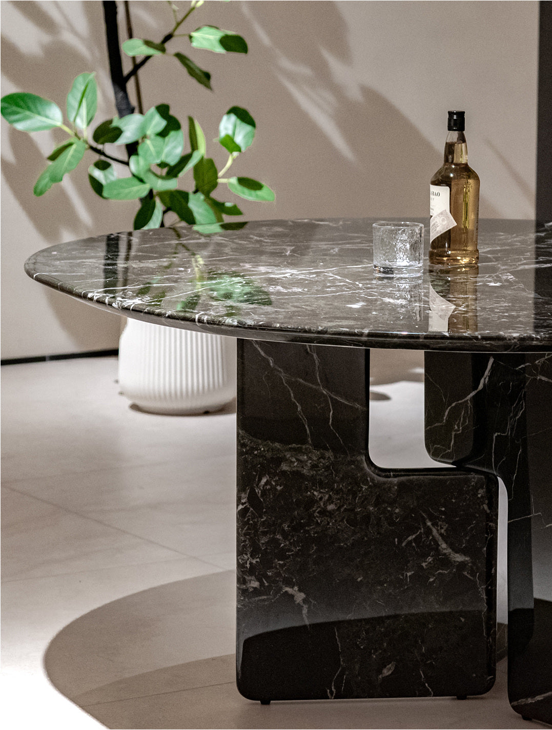 A00057 Dining Table in a finished interior.