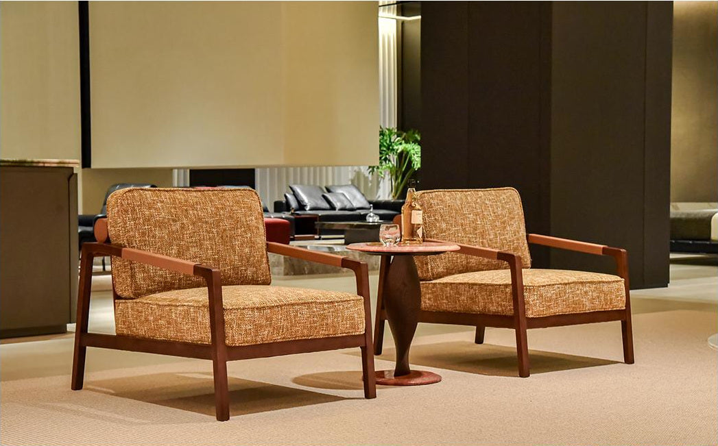 A00400 Lounge Chair in a finished interior.