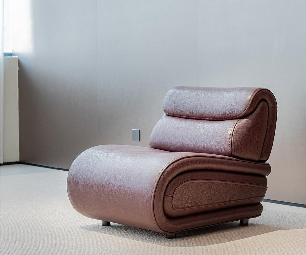 A00419 Lounge Chair in a finished interior.