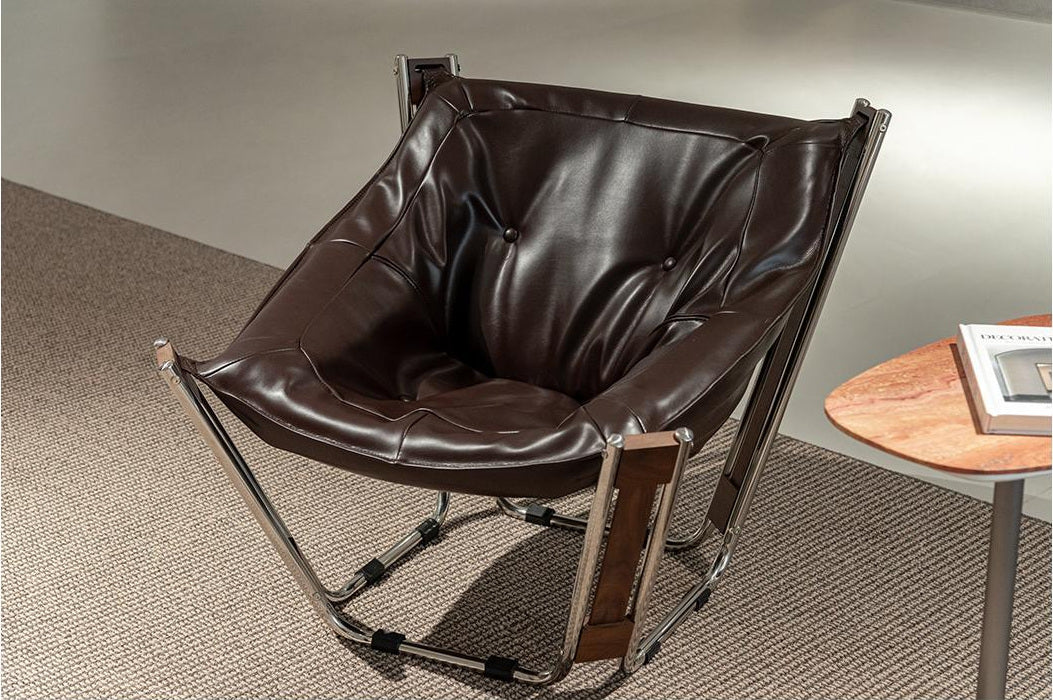 A00429 Lounge Chair in a finished interior.