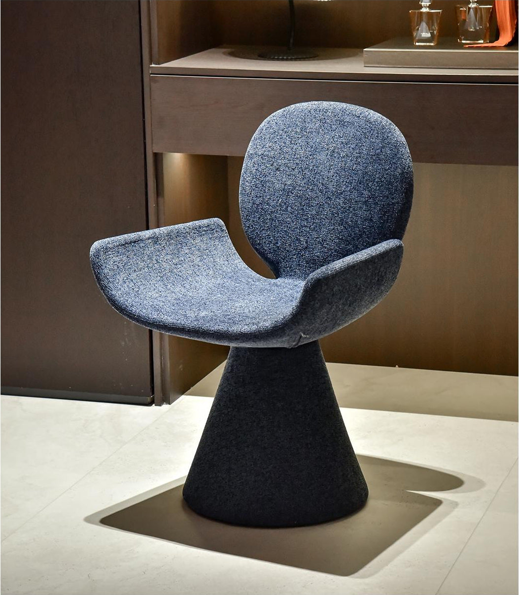A00430 Lounge Chair in a finished interior.
