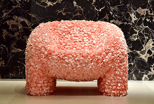A00436 Lounge Chair in a finished interior.