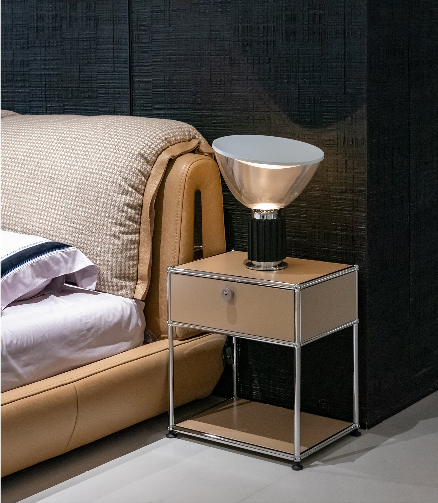 A00221 Nightstand in a finished interior.