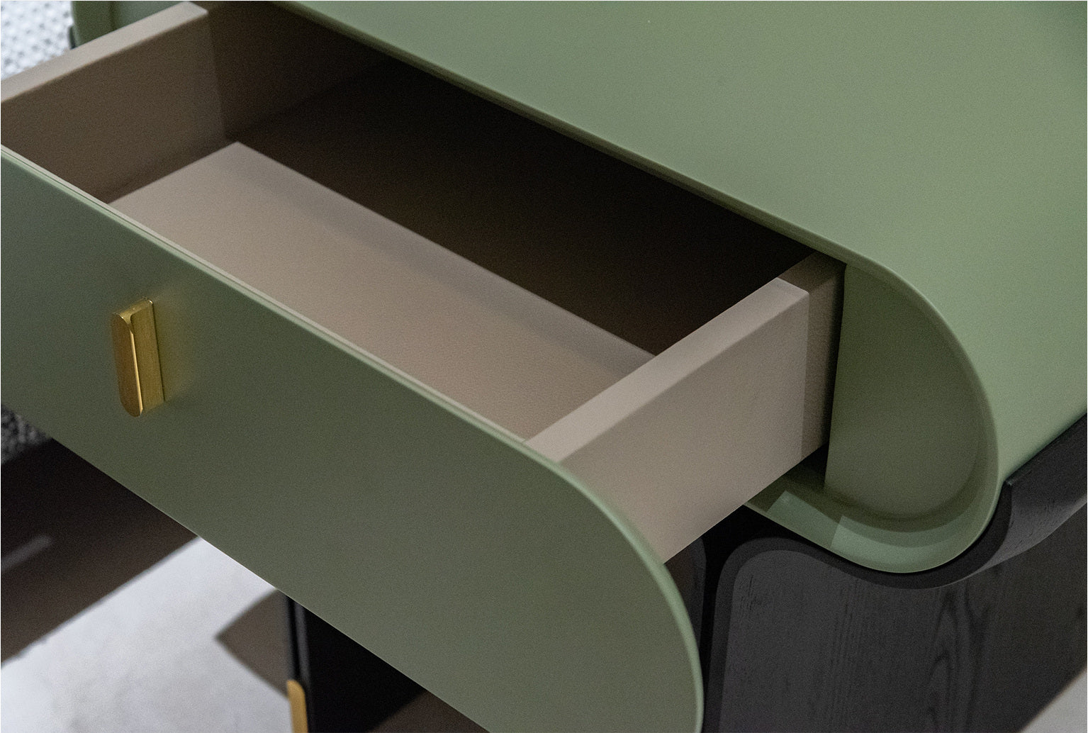 A00224 Nightstand in a finished interior.