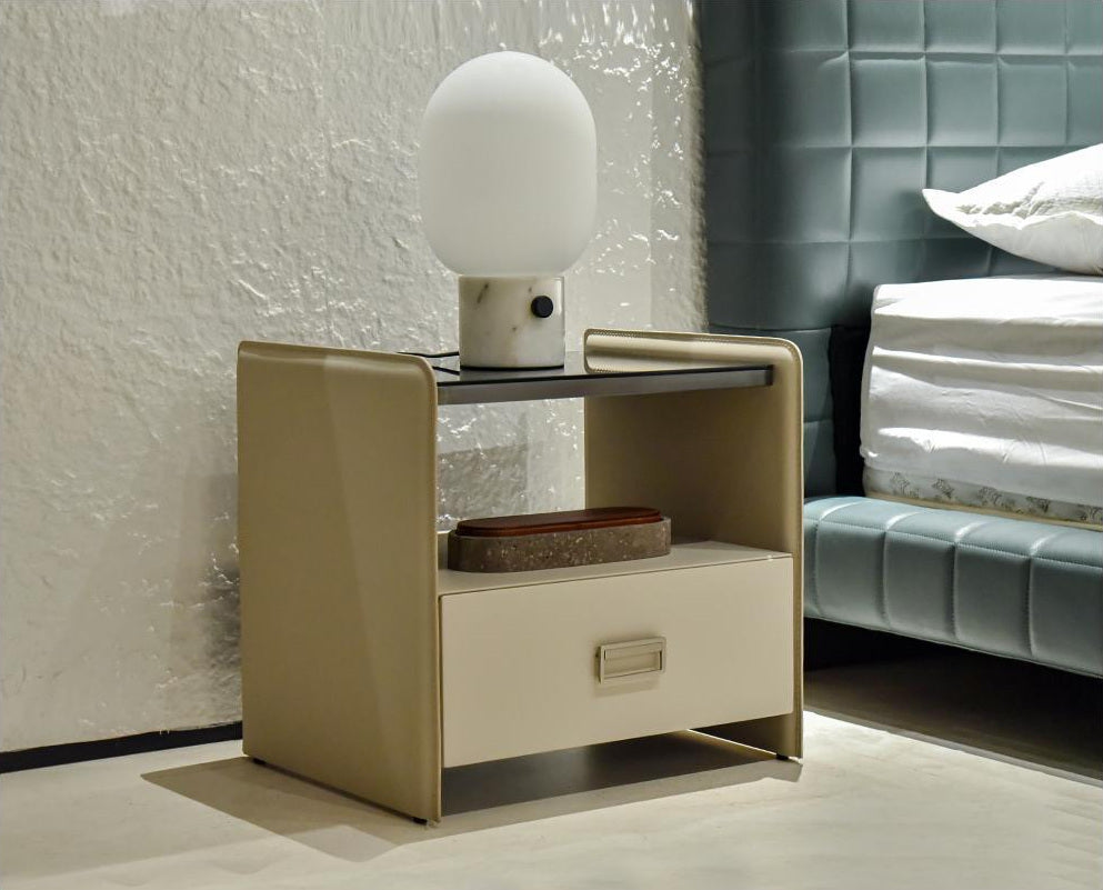 A00233 Nightstand in a finished interior.