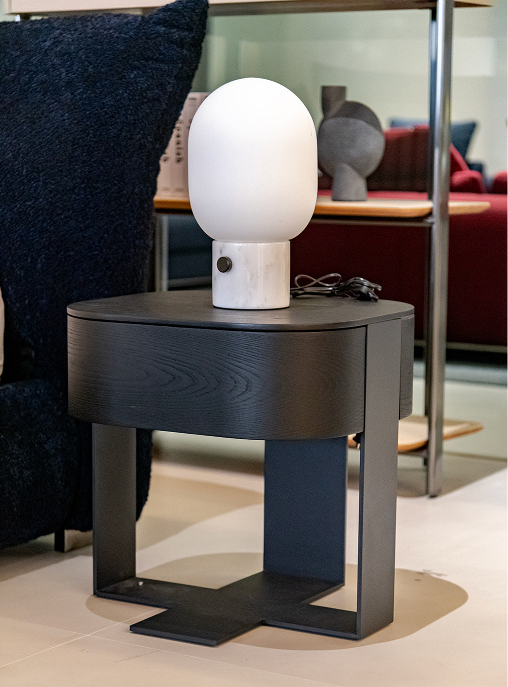 A00248 Nightstand in a finished interior.