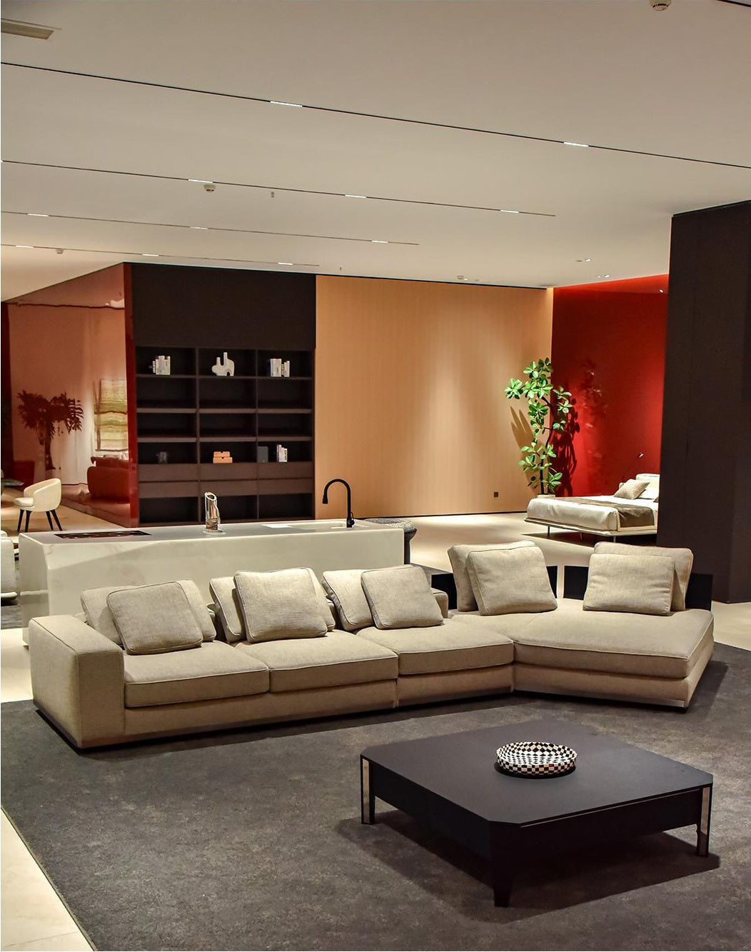 A00319 Sofa in a finished interior.