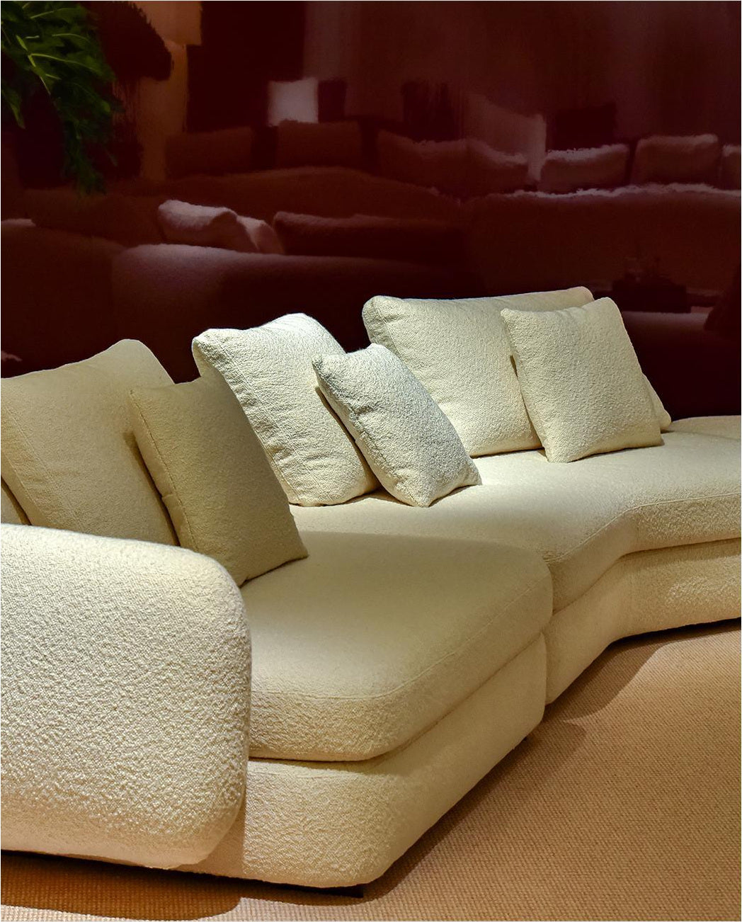A00332 Sofa in a finished interior.
