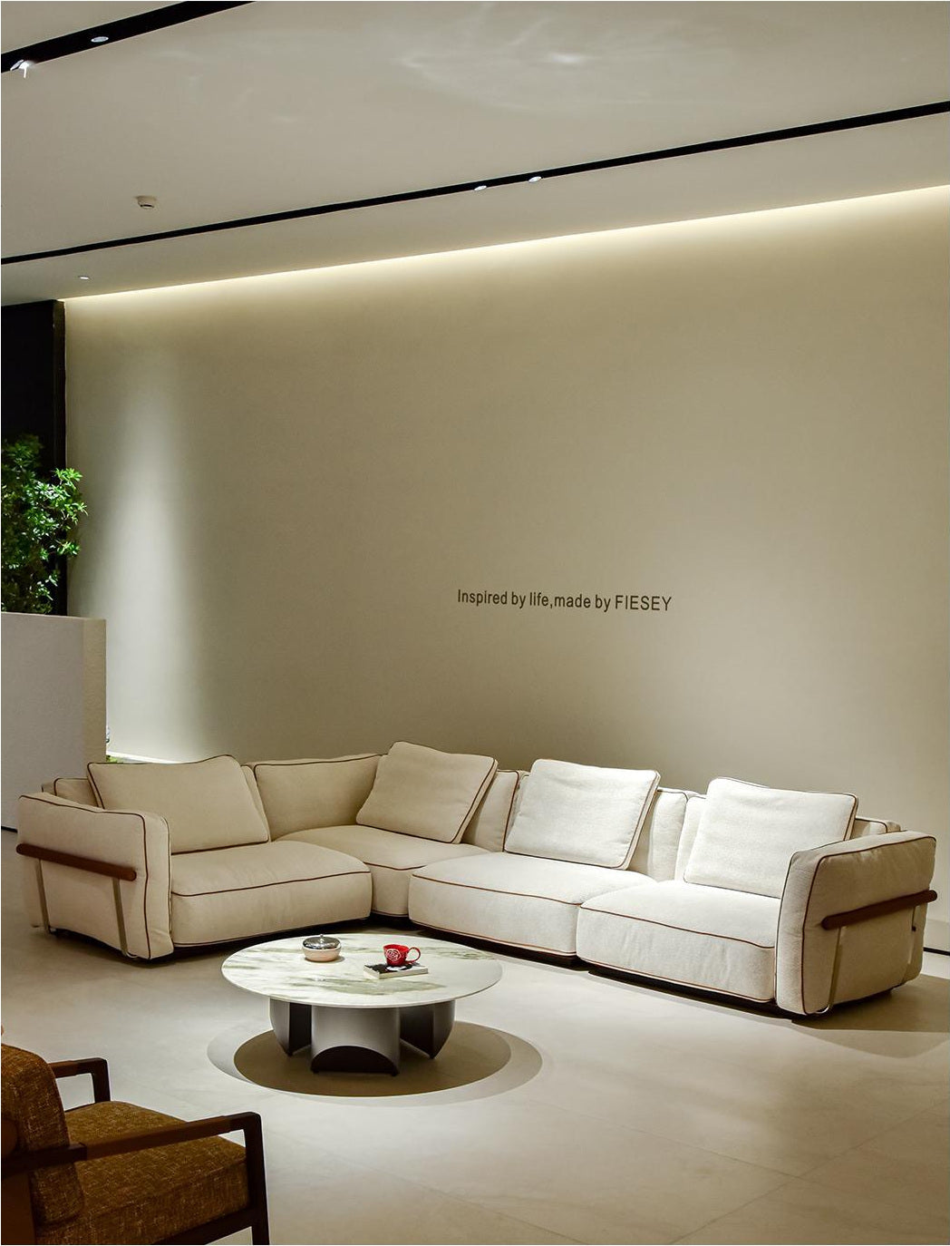 A00339 Sofa in a finished interior.