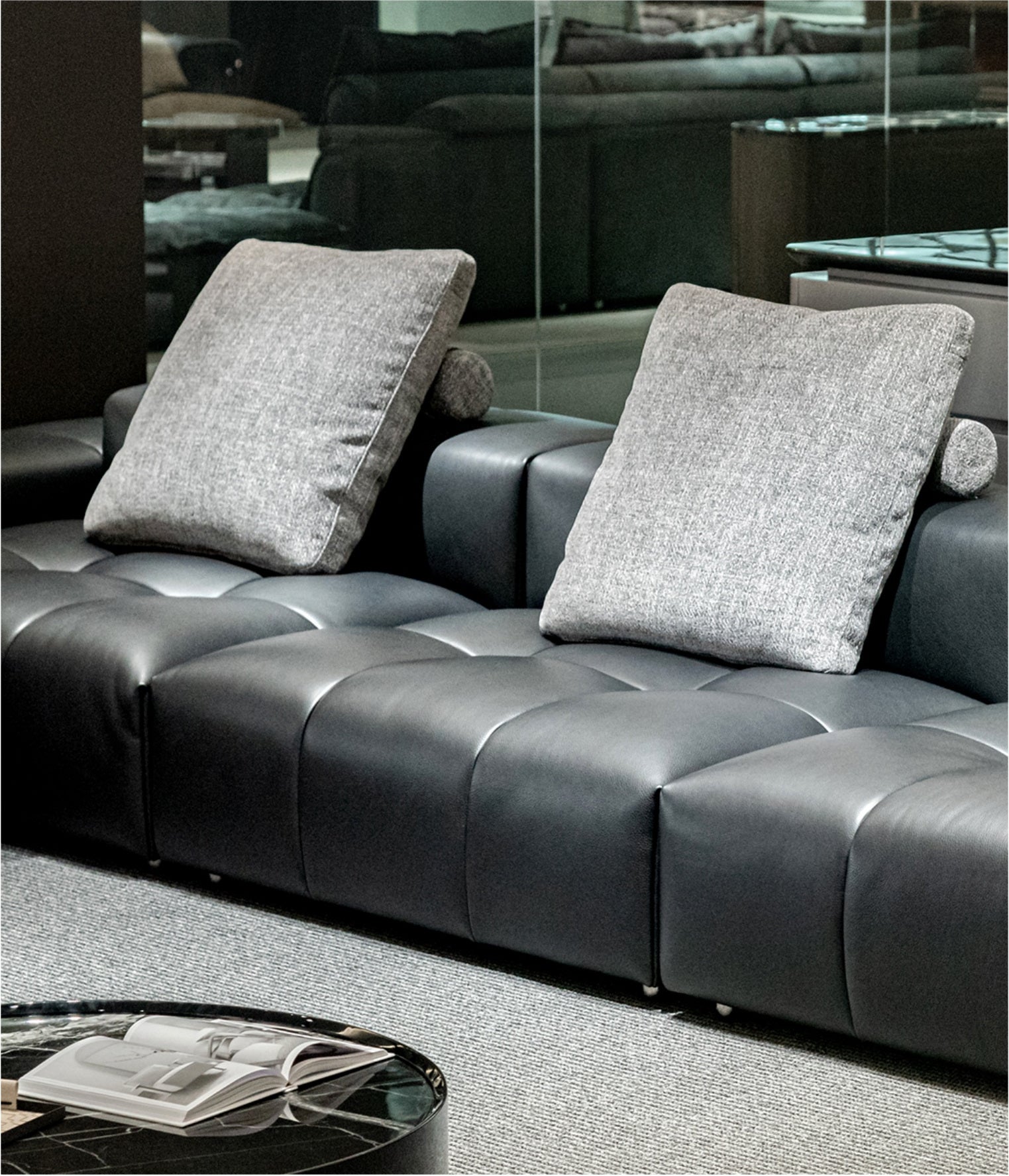 A00344 Sofa in a finished interior.