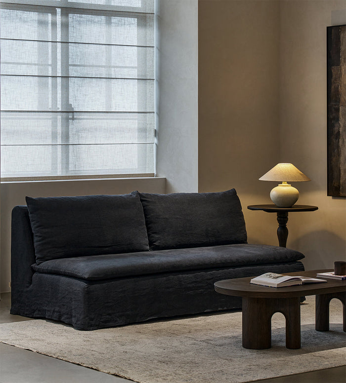 Riva Stone Straight Sofa