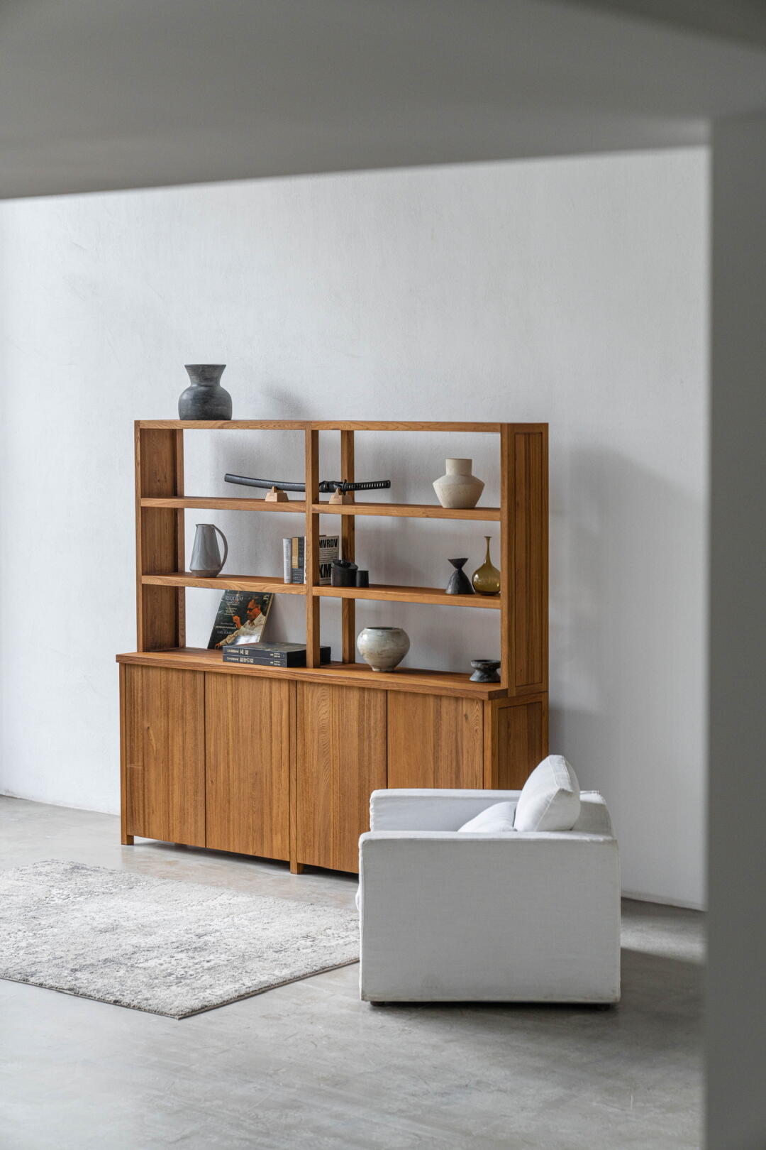Iris Grove Cabinet in a finished interior.