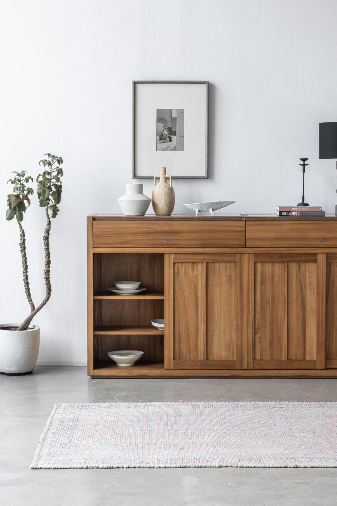 Juniper Grove Cabinet in a finished interior.