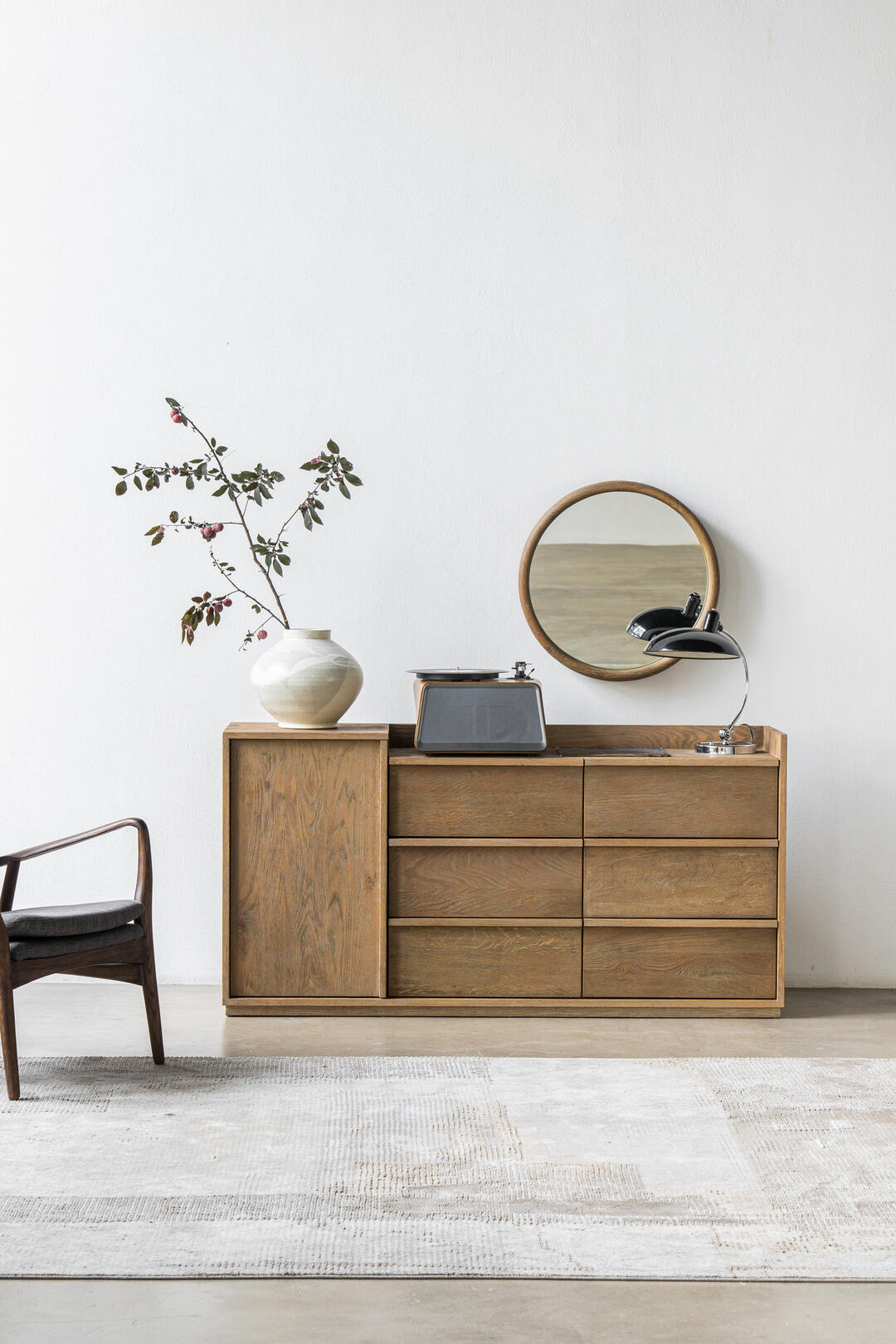 Elara Haven Sideboard in a finished interior.