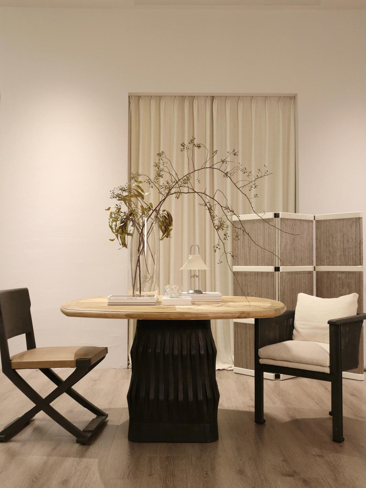 Ivory Haven Decorative Object in a finished interior.