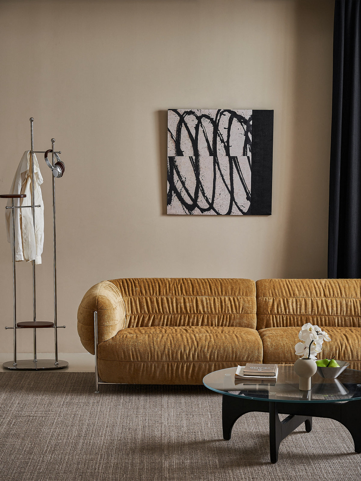 Willow Haven Sofa in a finished interior.
