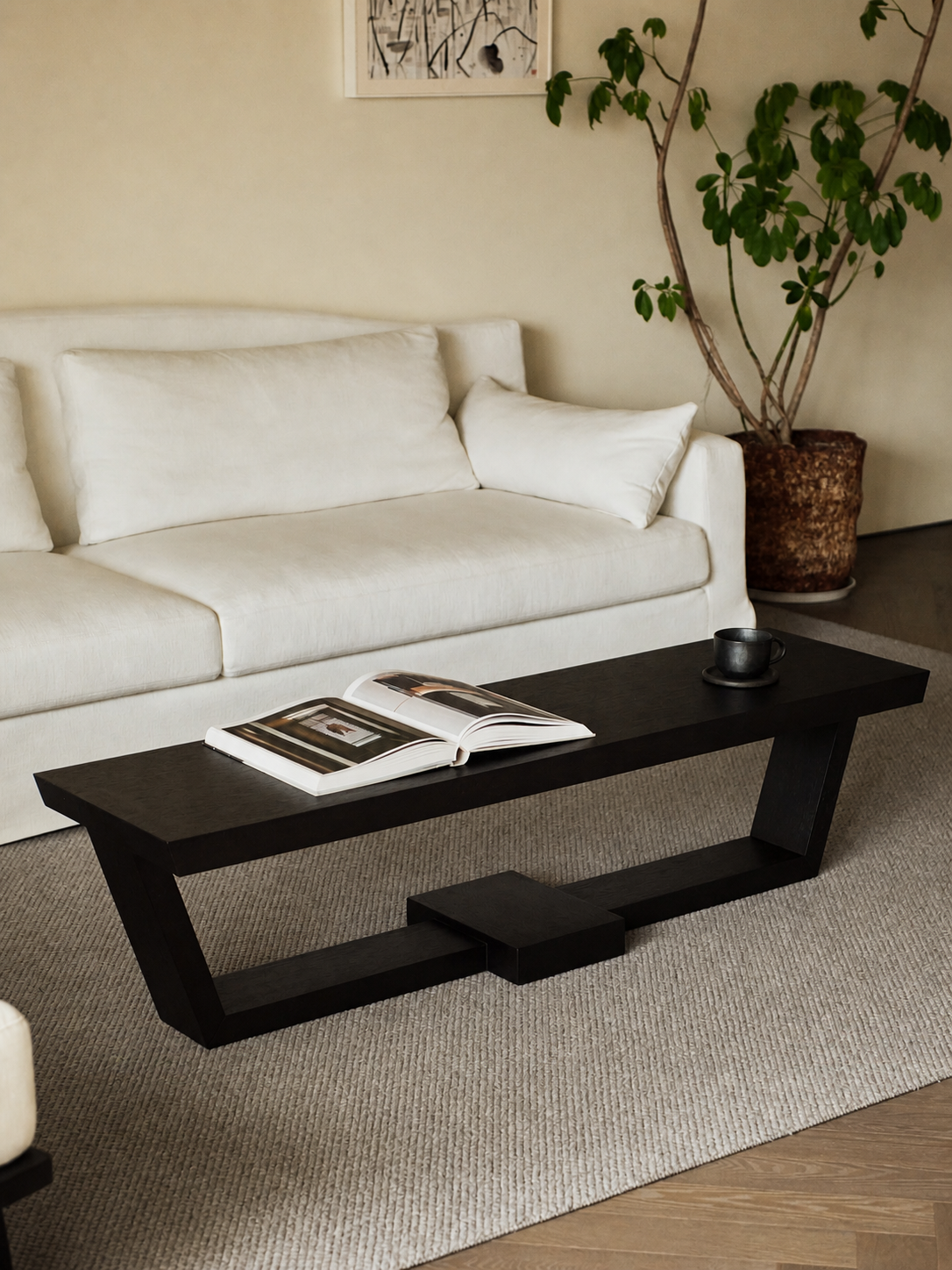 A00014 Coffee Table in a finished interior.
