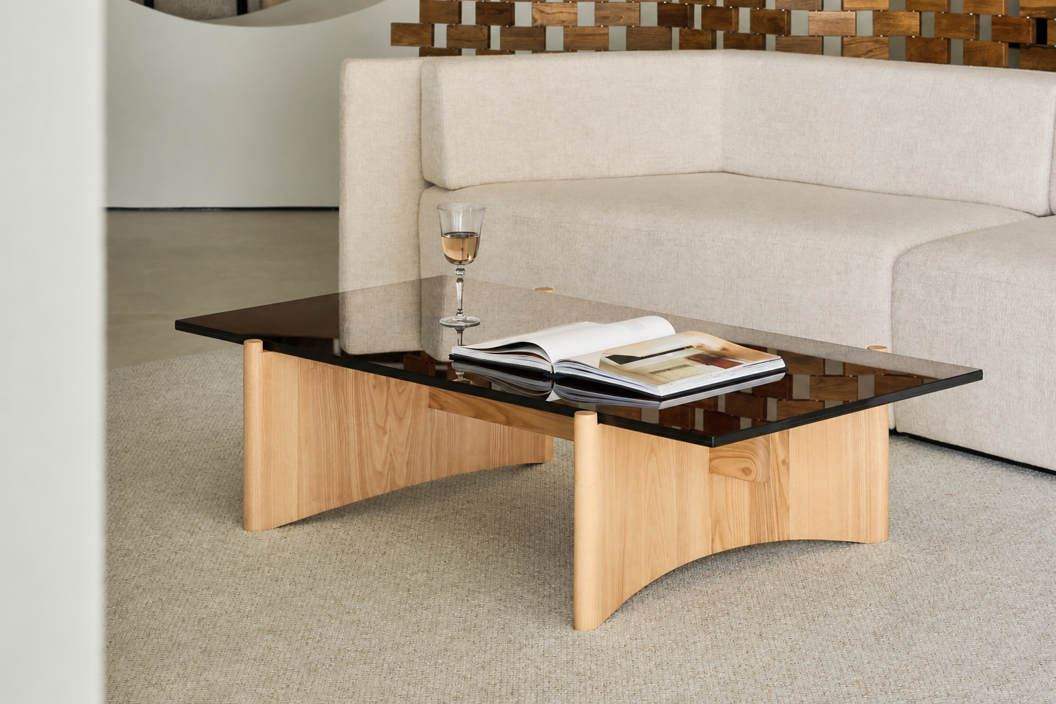 A00018 Coffee Table in a finished interior.