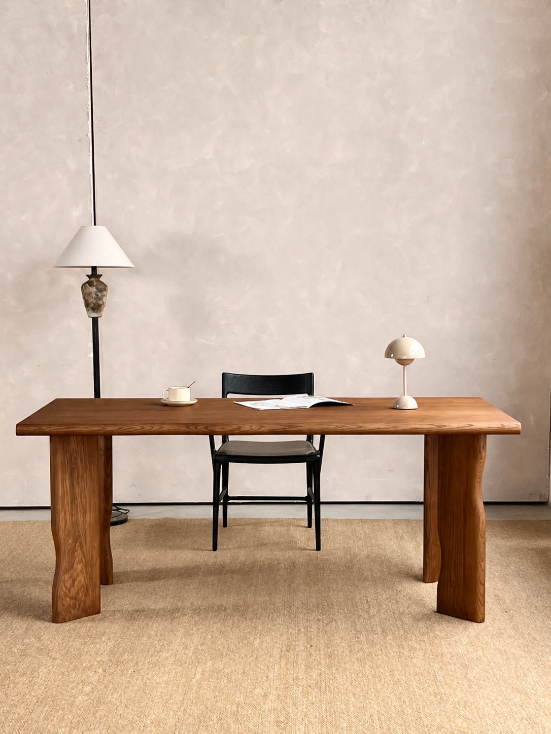 A00001 Dining Table in a finished interior.