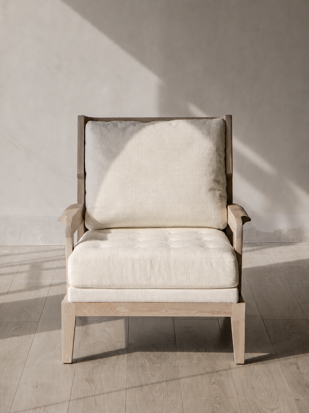 A00039 Lounge Chair in a finished interior.