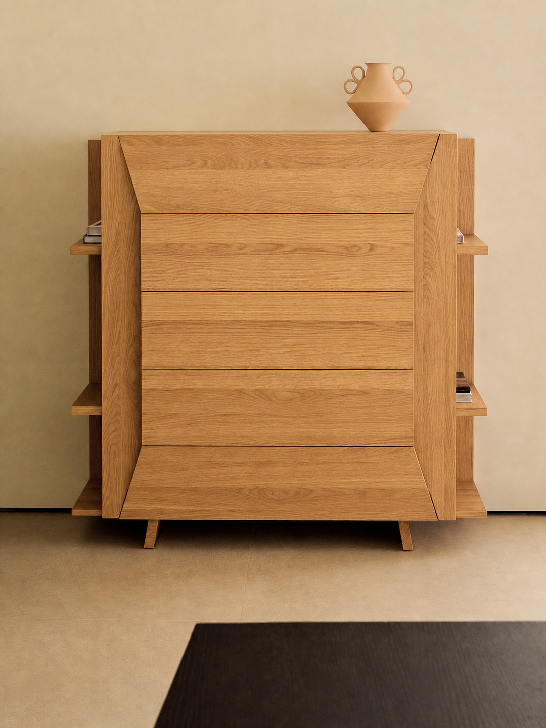 A00012 Sideboard in a finished interior.