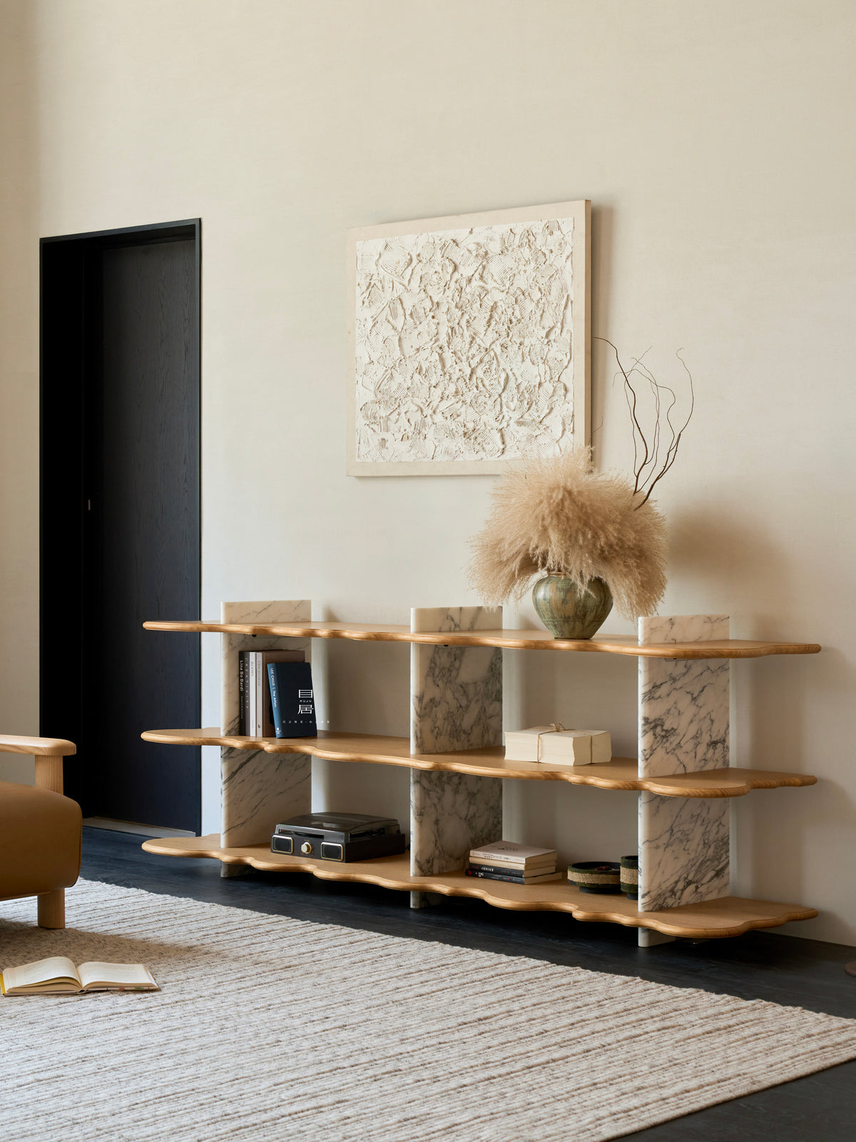 Elara Lane Cabinet in a finished interior.