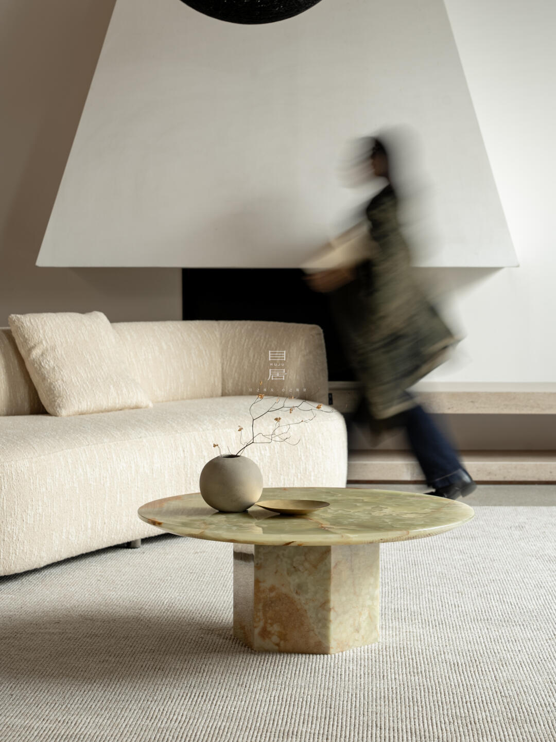 Marlow Lane Coffee Table in a finished interior.