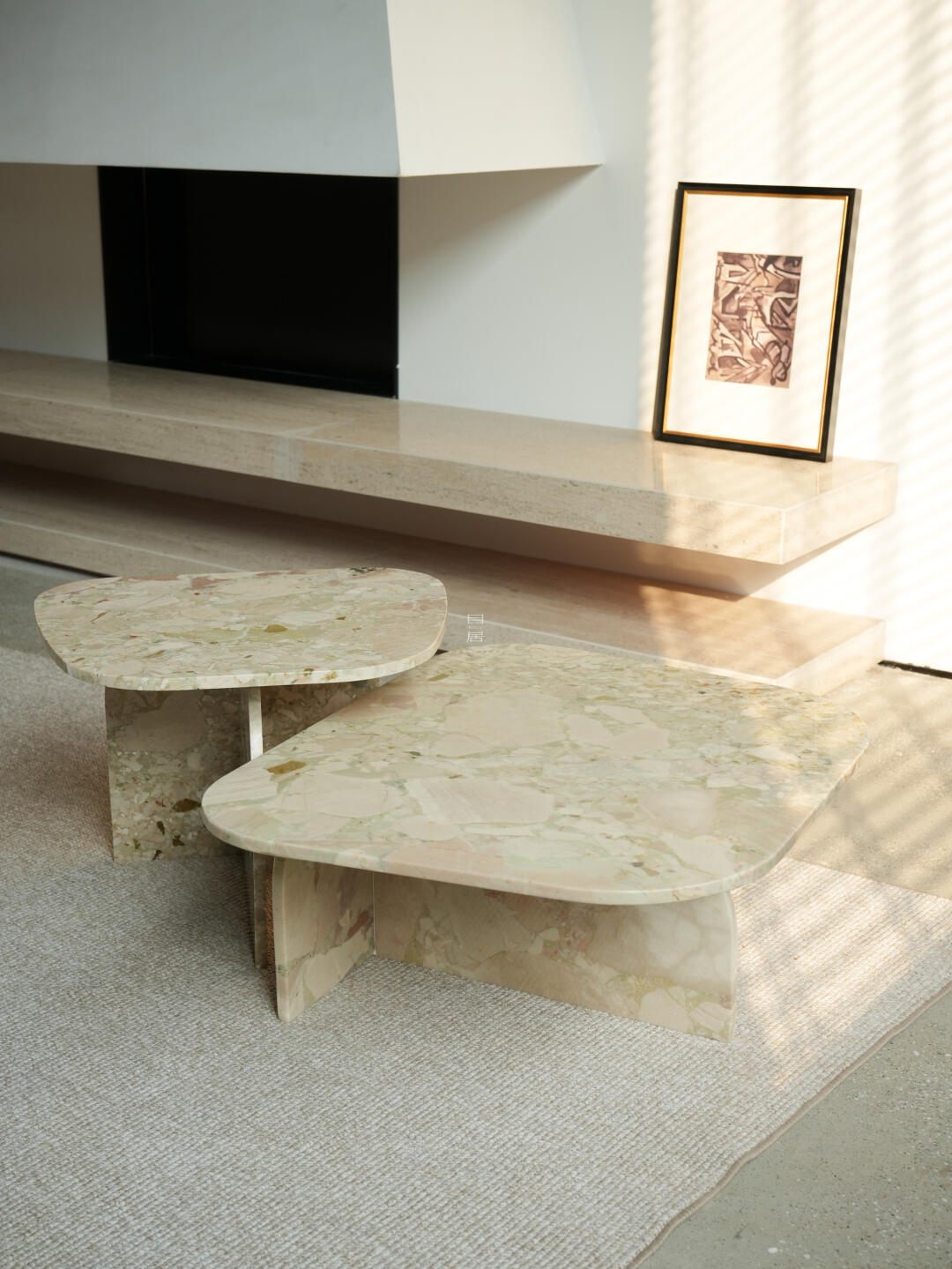 Pearl Lane Coffee Table in a finished interior.